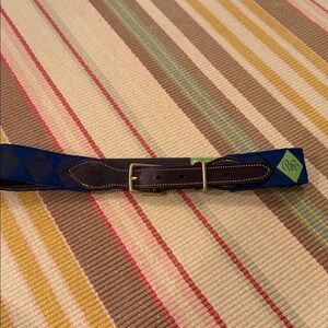 NWOT Boy O Boy Bridleworks Navy Blue Equestrian Belt for Small Adult